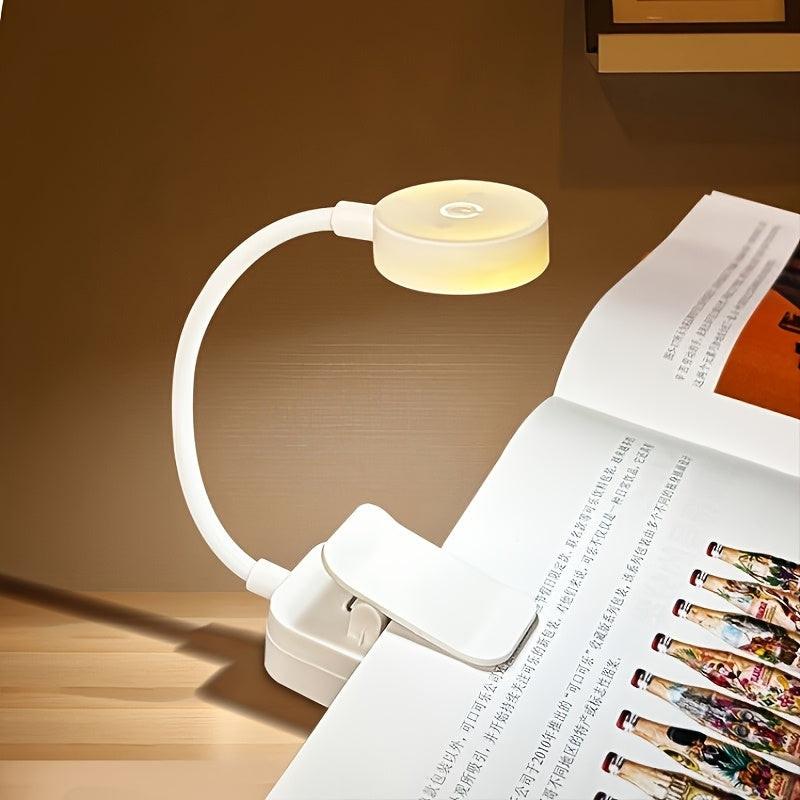 [USB Rechargeable Reading Lamp] USB Rechargeable Reading Lamp, Adjustable Brightness 360° Flexible Book Light for Night Reading, Bedside, Tablet, Study and Work - Buy online at  Vibe In Cart.