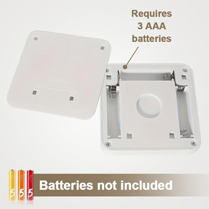 Smart Motion Sensor 6-LED Floor/Ceiling/Wall Light - Wireless, Auto On/Off, Energy Saving, Plug and Play Installation, Modern Square Design for Hallway, Stairs, Living Room, Bedroom (Batteries Not Included) - Ideal for Home, - Buy online at  Vibe In Cart.