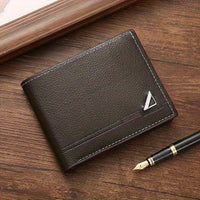 [Christmas Anniversary Birthday] Men's PU Leather Wallet - Large Capacity, Multiple Card Slots | Fits ID Cards, Credit Cards & Cash – Perfect Gift for Christmas, Anniversary, Birthday Valentine’s, Men’s Bifold Billfold - Buy online at  Vibe In Cart.