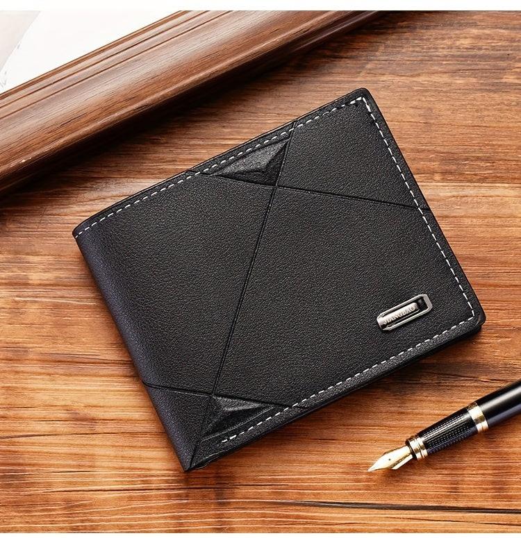 Men's Short Wallet, Multi-card Card Holder, Bifold Wallet Money Clip Coin Purse, Gift For Men - Buy online at  Vibe In Cart.