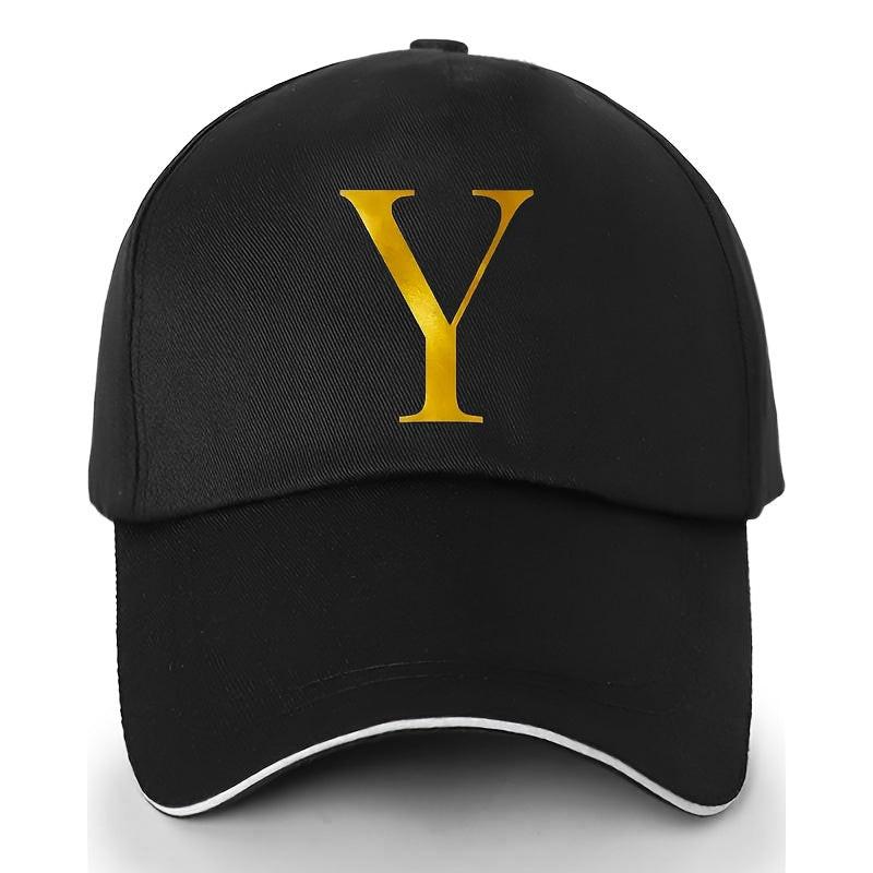 Adjustable Polyester Baseball Cap with Letter Embroidery