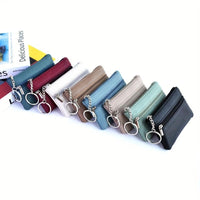 A Small Wallet with a Keychain That Holds Coins in a Mini Coin Purse. - Buy online at  Vibe In Cart.