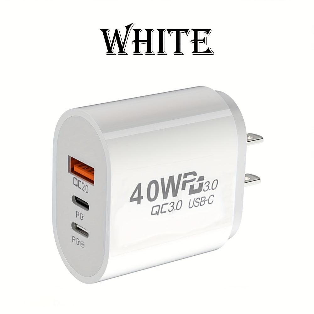 1 Universal Travel Adapter with 1 USB+2 USB-C Ports QC+PD 3.0 Power Adapter, Multi-Region Wall Charger for US, Compatible with iPhone, Samsung, Tablets, etc. - Buy online at  Vibe In Cart.