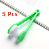 5pcs Glasses & Screen Cleaning Kit with Reusable Microfiber Cloth & Brush - Portable for Eyeglasses, Fashion Glasses, Phone,, Computer Screens - Scratch-Free Multi-Surface Wipes Suitable for Glasses, Smartphones, Laptops - Buy online at  Vibe In Cart.