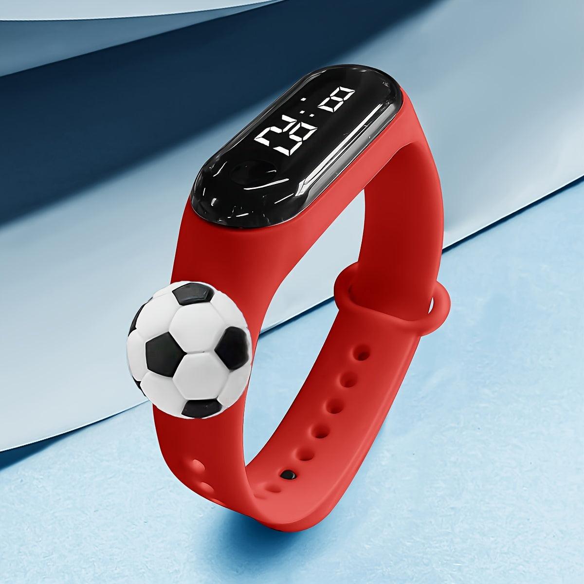Back to School Season Electronic Watch Hot-Selling Sports Wristband for Children And Students, LED Display for Boys And Girls, Featuring a Football Pattern (ZQM3) - Buy online at  Vibe In Cart.