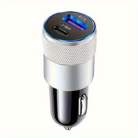 USB Car Charger PD Fast Charging Car Phone Charger with LED Ambient Light Compatible with for iphone, Android, Xiaomi, etc - Buy online at  Vibe In Cart.