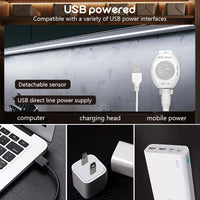 16.4 Feet LED Motion Sensor Light Strip - USB Powered, Self-Adhesive, Floating Bed Light Strip, Flexible White Light Suitable for Bed Edges, Mirrors, Cabinets, And Stairs. - Buy online at  Vibe In Cart.