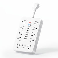 1pc Multi-Functional Surge Protection Power Strip With USB Port - 11 AC Outlets With 4 USB-A Ports And 2 Type-C Ports And Short Cord/5 FT/10 FT Extension Cord - For Office, Study, Home, And School Use - Power Socket With Over - Buy online at  Vibe In Cart.