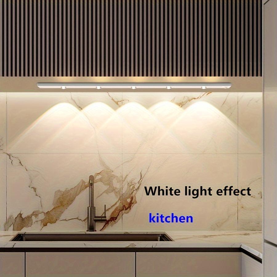 Human Body Sensing Light, Motion Sensor Light, Strip Light, Night Light, USB Rechargeable, Dimmable, Three-Color LED Light, Magnetic, Wireless, Suitable for Kitchen, Wardrobe, Cabinet, Shoe Cabinet, Bedroom, And Cat Eye Small - Buy online at  Vibe In Cart.