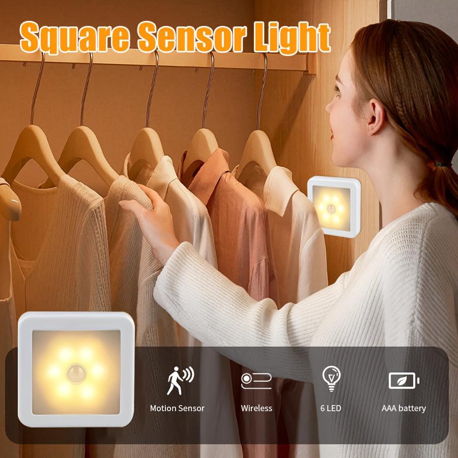 LED Night Light, Human Motion Sensor Light, Light Source Sensor Night Light, Soft Light, USB Light Fixture, Magnetic Mounting, Warm Light And White Light, Polished Surface, Suitable for Living Room, Bedroom, Cabinet, Wardrobe - Buy online at  Vibe In Cart.