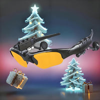 Wireless Smart Glasses with Anti-Glare and Stereo Earphones