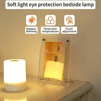 2025 Best-Selling Recommended Touch Bedside Lamp, Dimmable Desk Lamp, Three-Color Temperature White LED Light, USB Rechargeable, Portable Touch Night Light, Mini Night Light, Valentine's Day Gift, Bedroom Living Room Desk Dec - Buy online at  Vibe In Cart.
