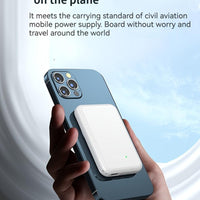 Ultra-Thin Magnetic Power Bank, 12900mAh Wireless Portable Charger, Wired 20W Fast Charging Battery Pack, Compatible with Magsafe, for iPhone 17/16/15/14/13/12 Series for SamSung for Android, Comes with USB C Charging Cable - Buy online at  Vibe In Cart.