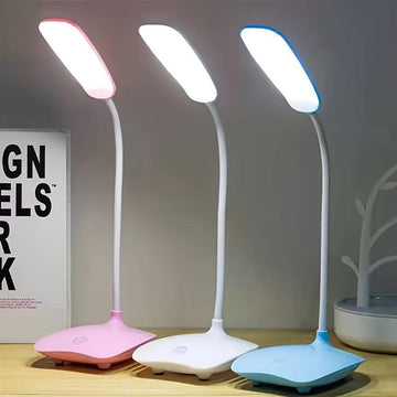 1pc Of LED Desk Lamp, LED Desktop Lamp, Eye protection Book Desk Lamp, USB Charging Dormitory Bedroom Bedside Lamp, Study Desk Touch Dimming Desk Lamp, Reading Lamp (Colors: Pink, White, Blue). Christmas Gift - Buy online at  Vibe In Cart.
