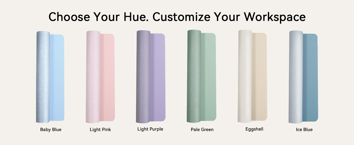 Large Non-Slip PU Leather Office Desk Mat for Mouse and Laptop Pad