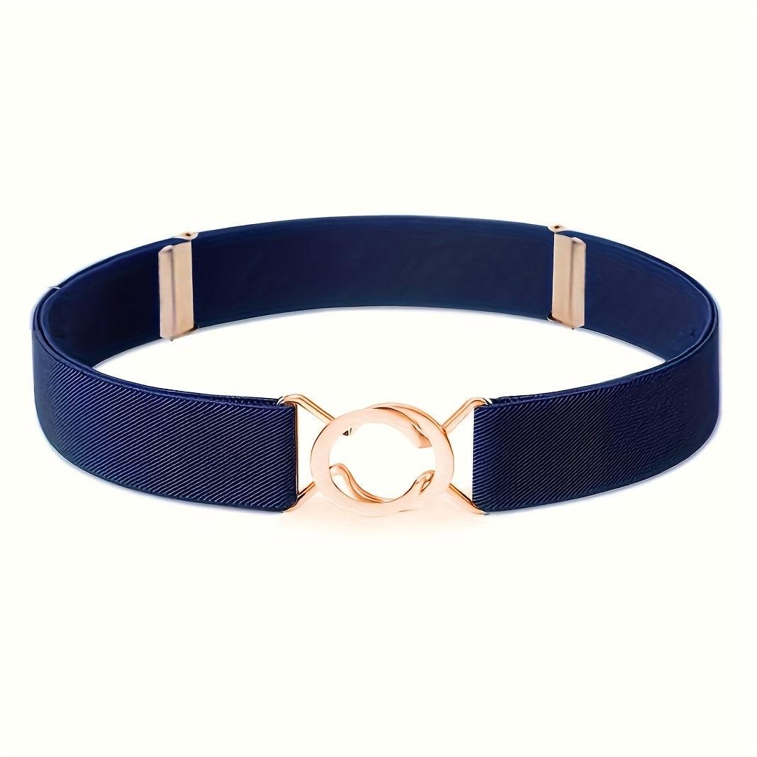 [Elastic Waist Belt] Women's 8-Shaped Elastic Belt, Stylish Black Elastic Waist Belt for Ladies, Adjustable Elastic Buckle for The Waist, Suitable for Jeans And Dresses, a Great Gift Option - Buy online at  Vibe In Cart.
