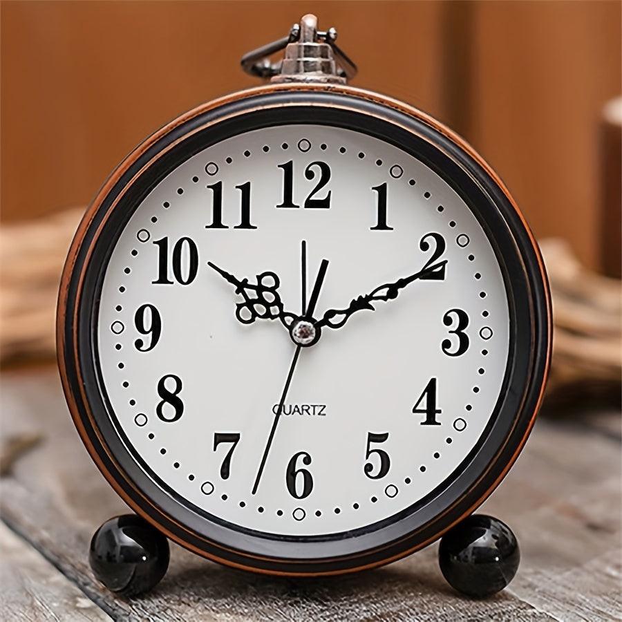 1pc 5-inch Clear Digital Alarm Clock | Retro and Simple Design, Silent Timekeeping, Wall-Mounted with Top Hook, AA Battery Powered, Ideal for Bedside, Students, Elderly, Living Room, Bedroom, Bedside Table, Home Decoration, B - Buy online at  Vibe In Cart.