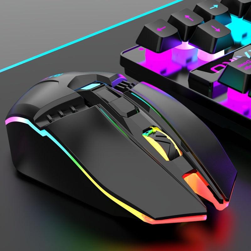 Unleash Wireless Freedom: 10m 2.4G Stable Connection for Ultimate Flexibility.Double The Power: 2000mAh Keyboard & 500mAh Mouse with Fast Type-C Charging.Dynamic RGB Immersion: Breathing Modes & Stunning Rainbow Effects.Compa - Buy online at  Vibe In Cart.