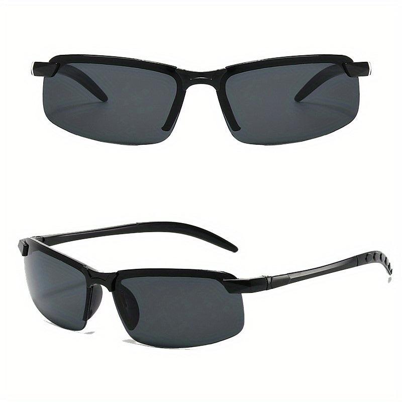 1/2pcs Night Vision Glasses Men Anti-Glare Driving Goggle Half Frame Fashion Glasses for Driver Day And Night Glasses Half Frame Design - Buy online at  Vibe In Cart.