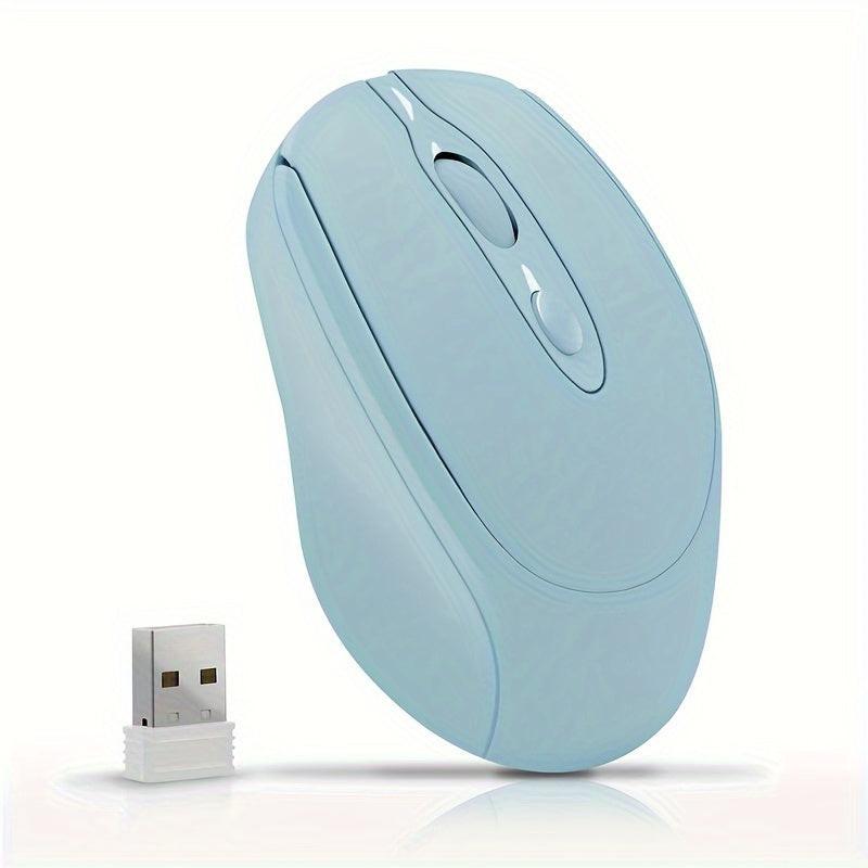 Wireless Mouse, Office Mouse, Rechargeable Mouse, Dual-Mode (2.4G+BT) Portable Silent Mouse, Suitable for Laptops/Desktops/Tablets. - Buy online at  Vibe In Cart.