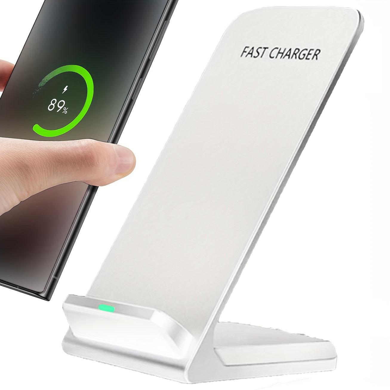 Wireless Charger Stand, 15W Fast Charging Dock Phone Charger, Adaptive LED Wireless Charging Station, for Iphone 16 15 14 13 12 11 9 8 XR, Samsung S25 24 23 22 S21 S10 S9, LG V40 G8, Pixel 8 7 6, Etc. - Buy online at  Vibe In Cart.