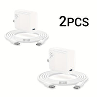 45W/65W USB C Charger, Foldable Fast Wall Charger Block With 3.3FT 100W USB C Cable For MacBook Pro/Air, for iphone 16/16 Pro/16 Pro Max/ for iphone 15/15 Pro/15 Pro Max/14/14 Pro/14 Pro Max, IPad, Galaxy, Pixel, AirPods, & M - Buy online at  Vibe In Cart.