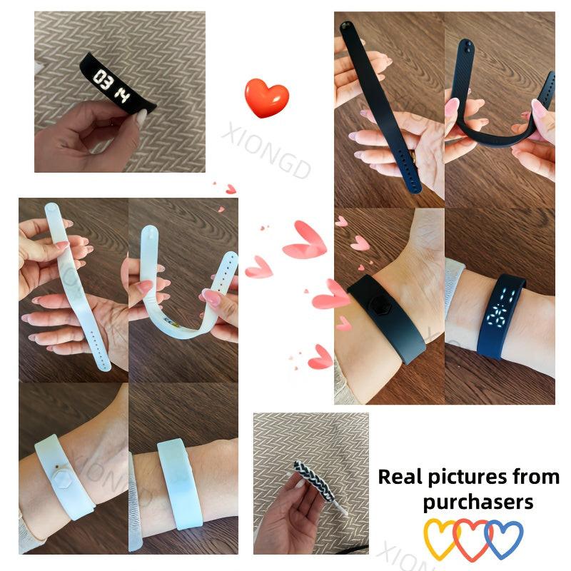 2025 New Multifunctional Simple Fashion Unisex Electronic Watch with Alarm Clock, Pedometer, Timer, Luminous, Senseless Wear Fashion Sports Multifunctional Wristwatch Holiday Gift, Suitable for Any Scene - Send a Hand Rope A - Buy online at  Vibe In Cart.