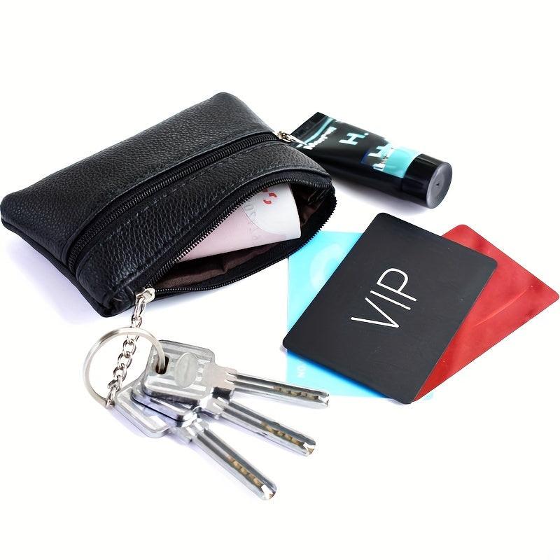 A Small Wallet with a Keychain That Holds Coins in a Mini Coin Purse. - Buy online at  Vibe In Cart.
