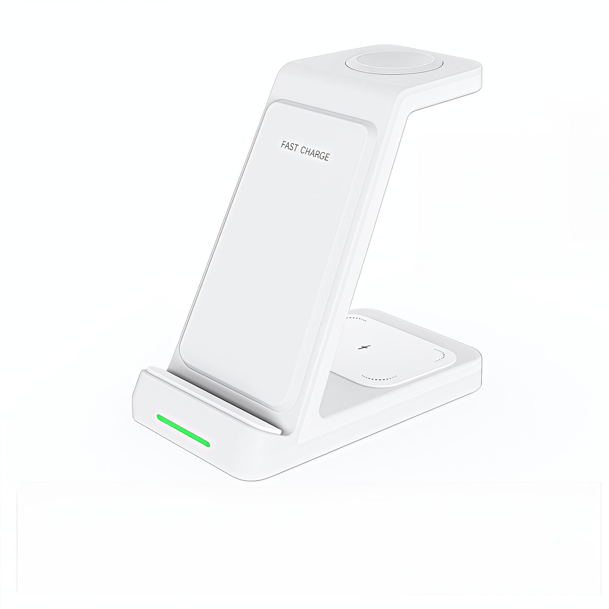 This Is a 3-In-1 Wireless Charging Station That Offers a 15W Fast Charging Capability. It Is Compatible with Iphone Models 16, 15, 14, 13, 12, 11, X, 8 Pro Max/Pro/Mini/Plus, As Well As The Iwatch Ultra 10/9/8, 7/6/5/4/3/2 SE - Buy online at  Vibe In Cart.