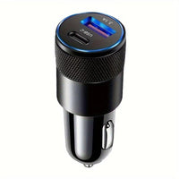 USB Car Charger PD Fast Charging Car Phone Charger with LED Ambient Light Compatible with for iphone, Android, Xiaomi, etc - Buy online at  Vibe In Cart.