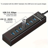 3.0 Light Strip Seven Port Hub - Buy online at  Vibe In Cart.