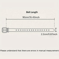 A Single Pack of PU Women'S Heart-Shaped Buckle, Simple And Stylish, Korean Version Ins Women'S Belt with Heart-Shaped Hollow Decoration for Dresses And Jeans. - Buy online at  Vibe In Cart.