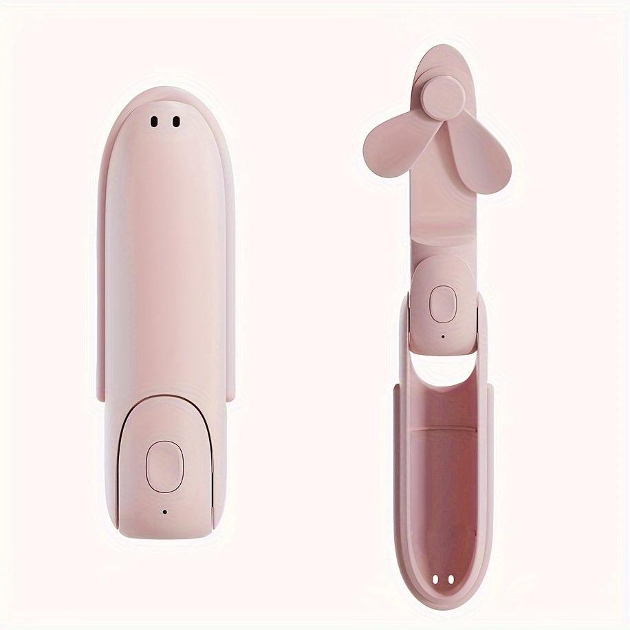 Compact And Portable Mini Fan That Folds, Featuring a High-Capacity, Extended Usage Time, Powerful Airflow, And Multifunctional Capabilities Including an Emergency Power Bank And Flashlight. Ideal for Outdoor Activities, Camp - Buy online at  Vibe In Cart.