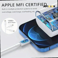 Mfiglgk 2-Pack Fast Charger for Iphone, PD 20W USB-C Quick Wall Charger with Extra Long Cable And Type C to Lightning, Rapid Charging for Iphone 14/Plus/Pro/Pro Max/13/Mini/Pro/Pro Max/12/Mini/Pro/Pro Max/11/Pro Max/Se/X/Xr/X - Buy online at  Vibe In Cart.