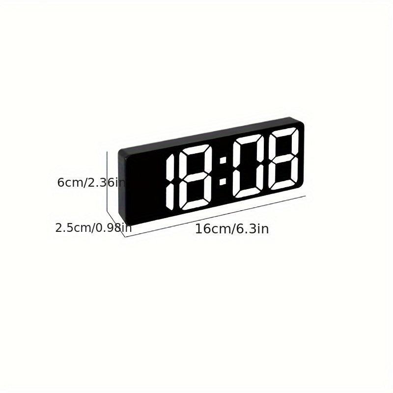1pc Creative Mirror Digital Alarm Clock | LED Display, Temperature Time Date, USB Plug In, Silent, Portable, Ideal for Home Office Decoration, Perfect Gift for Christmas And Valentine'S Day - Buy online at  Vibe In Cart.