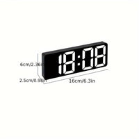 1pc Creative Mirror Digital Alarm Clock | LED Display, Temperature Time Date, USB Plug In, Silent, Portable, Ideal for Home Office Decoration, Perfect Gift for Christmas And Valentine'S Day - Buy online at  Vibe In Cart.
