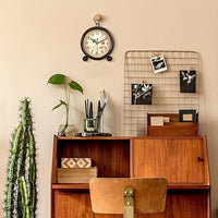 1pc 5-inch Clear Digital Alarm Clock | Retro and Simple Design, Silent Timekeeping, Wall-Mounted with Top Hook, AA Battery Powered, Ideal for Bedside, Students, Elderly, Living Room, Bedroom, Bedside Table, Home Decoration, B - Buy online at  Vibe In Cart.