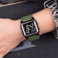 Stylish Square Large Screen Sports Electronic Watch, Night Light Wrist Watch, Suitable For Boys And Girls, Birthday Gift - Buy online at  Vibe In Cart.