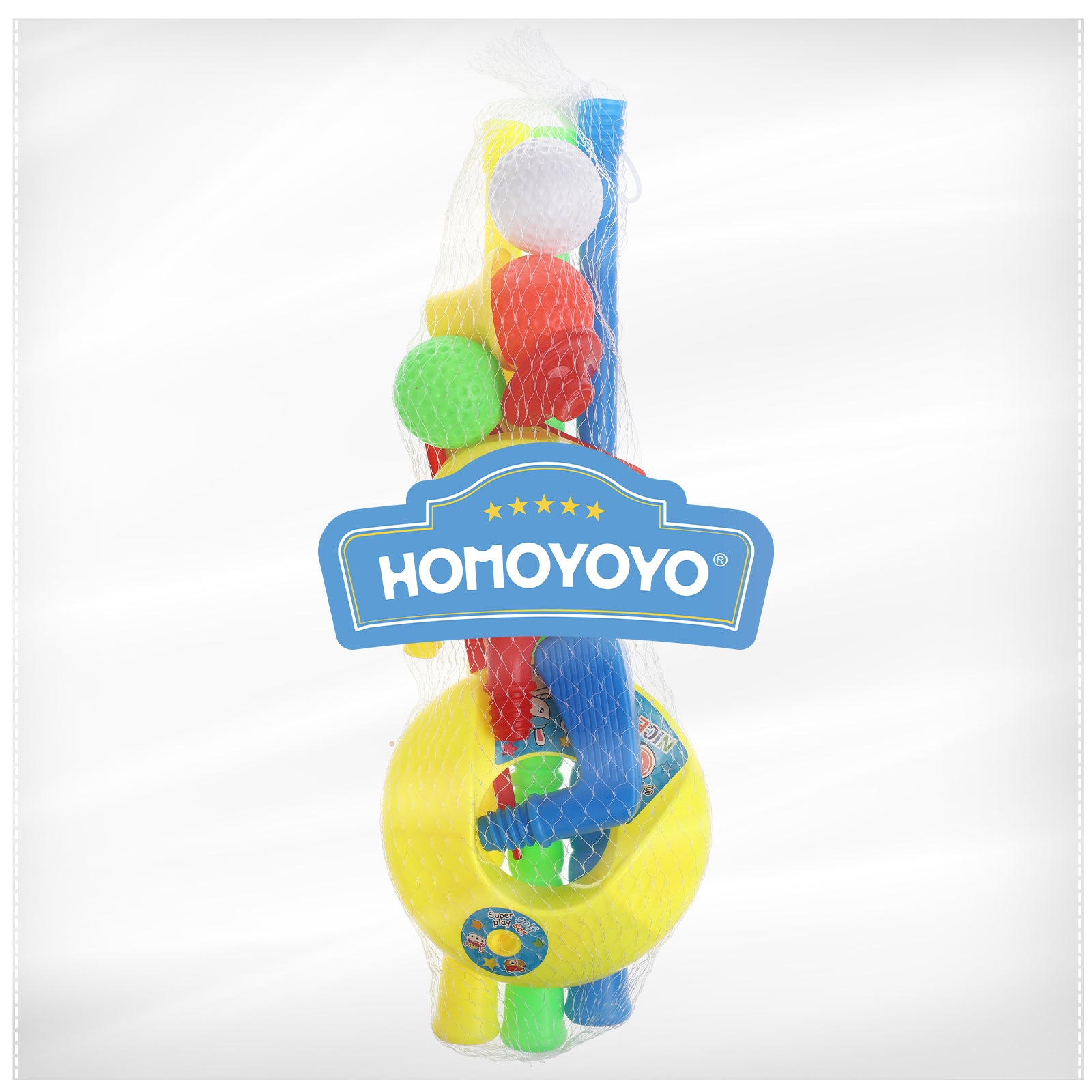 Educational Kids Golf Toy Set with Clubs for 2-4 Year Olds