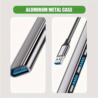 7-Port USB 3.0 Hub Compatible for MacBook/PC/Laptop - USB- 7-Device External Expansion Board with USB 3.0 (5Gbps Speed) & USB 2.0 Ports, Plug & Play, Aluminum Alloy Housing - Compatible for Mac Pro, Mac Mini, iMac, Surface Pr - Buy online at  Vibe In Cart.