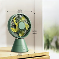 A Desktop Fan That Can Swing Automatically, Portable Fan, 1800mAh/USB Rechargeable Battery, Suitable for Home, Office, Dormitory, Outdoor And Travel Lightweight Portable Cooling Birthday/summer, Office Cooling, Desk Fan, Slee - Buy online at  Vibe In Cart.