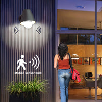 Kasotile Motion Sensor Light Bulbs, Dusk to Dawn LED Light Bulbs Outdoor 9W 6000K Daylight, A19 E26 Base Auto On/Off for Indoor Outdoor Basements, Porch, Courtyards, Garage Pack of 1, Motion Sensor Light Indoor, Motion Sensor - Buy online at  Vibe In Cart.