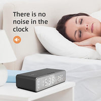 Wireless Charger with LED Alarm Clock and Thermometer Three-in-One Stylish Control Design Suitable for Home or Office Use - Buy online at  Vibe In Cart.