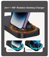 Compatible with Samsung Watch Chargers, Charging Stations, And Wireless Charging, Specifically Designed for The Samsung Galaxy Watch Series. The Plug Charger Is Suitable for Samsung Smartphones, Android Series, And Iphone Mod - Buy online at  Vibe In Cart.