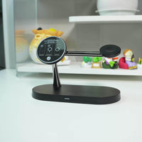 Magnetic 5in 1 Wireless Charger Stand 3 devices at the same time, 15W Qi Fast Charging Dock Station Holder 3 adjustable Light Compatible with iPhone17/16/15/14/13/12 Pro Max Mini, iWatch SE/6/5/4/3/2, AirPods 3/2/Pro iPhone 1 - Buy online at  Vibe In Cart.