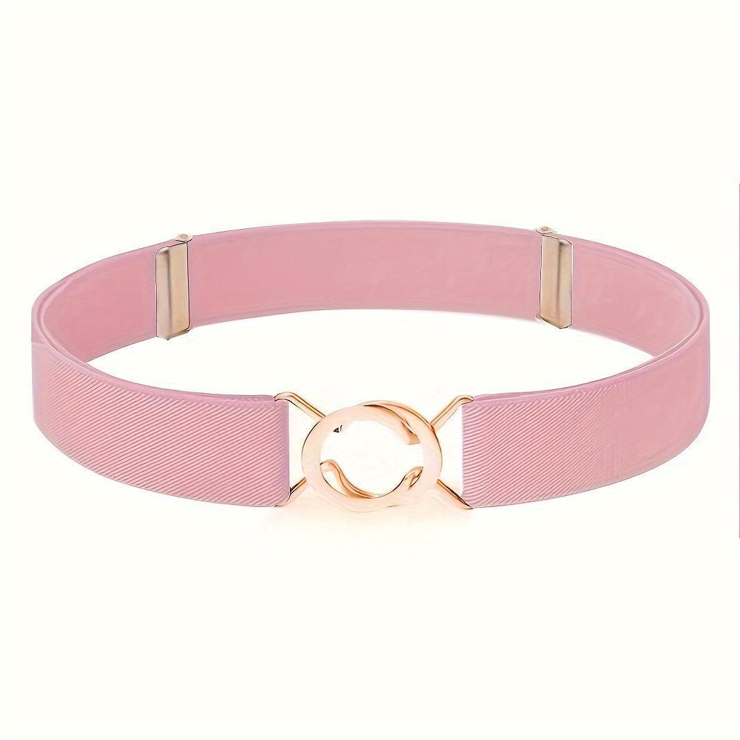 [Elastic Waist Belt] Women's 8-Shaped Elastic Belt, Stylish Black Elastic Waist Belt for Ladies, Adjustable Elastic Buckle for The Waist, Suitable for Jeans And Dresses, a Great Gift Option - Buy online at  Vibe In Cart.