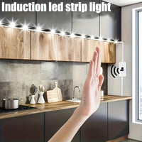 [USB-Powered LED Strip] LED Kitchen Backlight Strip with Motion Sensor | USB-Powered, Easy Waving ON/OFF Control, Double-Sided Tape Included, Ideal for TV and Appliance Lighting, Modern LED Strip, Durable Plastic Shade, Kitch - Buy online at  Vibe In Cart.