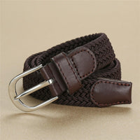 Children's Black Elastic Woven Belt Metal Buckle Belt - Buy online at  Vibe In Cart.