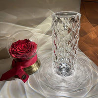 1pc Crystal Diamond Desk Lamp | Color-changing Touch Control LED Night Light with 3-Color USB Charger - Perfect for Home Decor, Halloween, Christmas, Office Desk, Camping, Parties, etc. - Buy online at  Vibe In Cart.