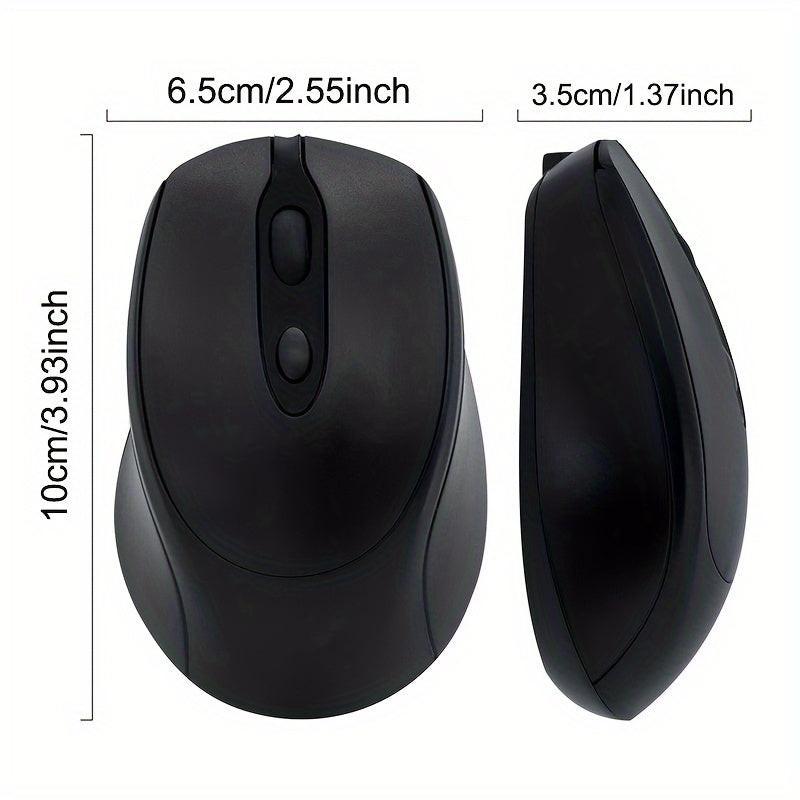 Wireless Mouse, Office Mouse, Rechargeable Mouse, Dual-Mode (2.4G+BT) Portable Silent Mouse, Suitable for Laptops/Desktops/Tablets. - Buy online at  Vibe In Cart.